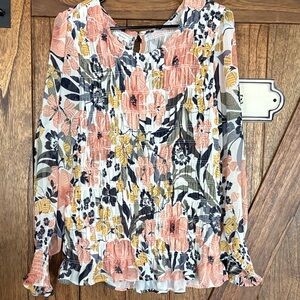 Maurices Multicolor Floral Blouse